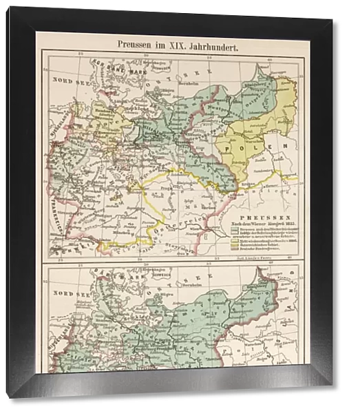 Map  /  Europe  /  Germany 1866
