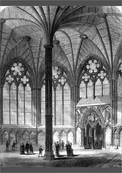 Chapter House of Westminster Abbey, London, 1873