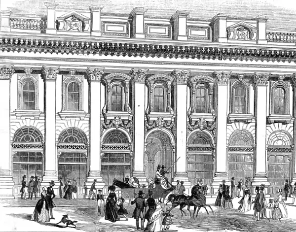 The South Entrance of the Royal Exchange, London, 1844