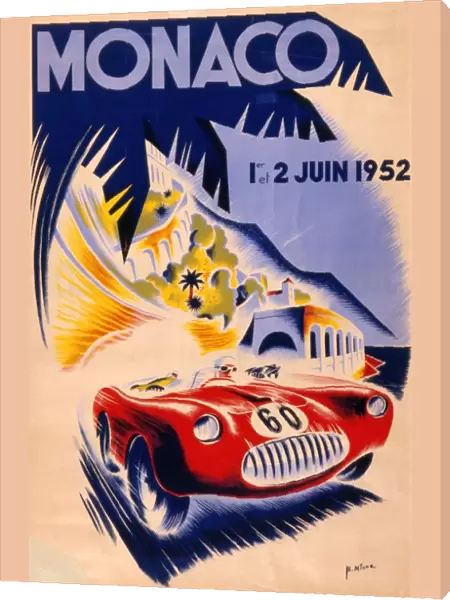 Monaco 1952 poster