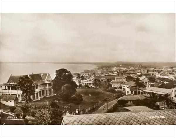 Ghana - View from the Fort Hill, Sekondi