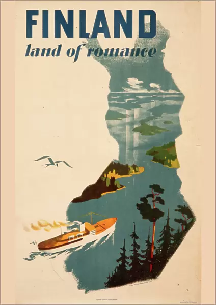 Poster advertising Finland