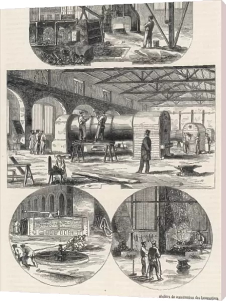 Locomotive construction at Swindon