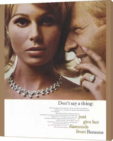 Bensons jewellery advert featuring Joanna Lumley