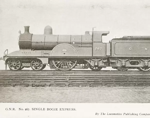 Locomotive no 267, single bogie express
