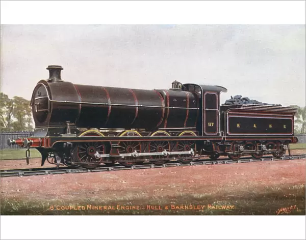 Locomotive no 117 8 coupled mineral engine