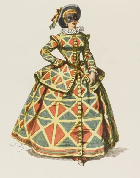 Harlequin  /  Female 1862