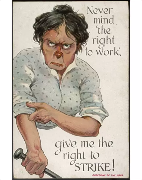 Women  /  Right to Strike
