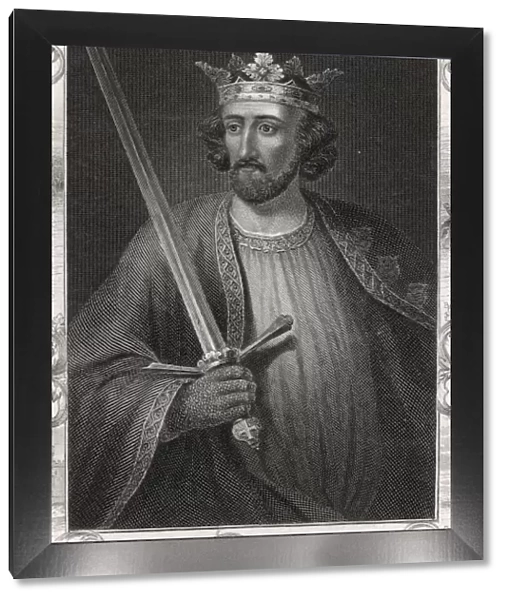 King Edward I  /  Engraving