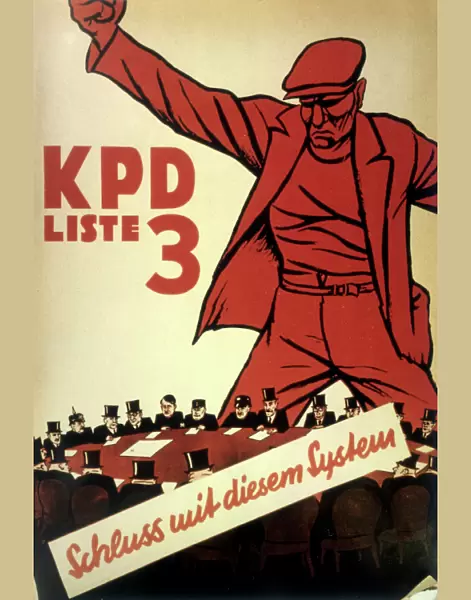 KPD POSTER  /  1932