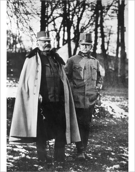 Archduke Friedrich of Austria and Conrad von Hotzendorf