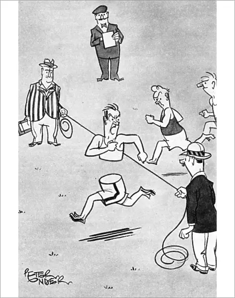 Olympic cartoon