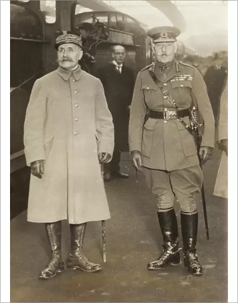 Duke of Connaught and Marshal Foch, London