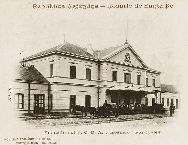 Argentina - Rosario Railway Station (exterior)