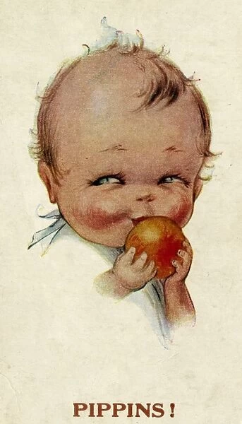 Boy Eats Apple