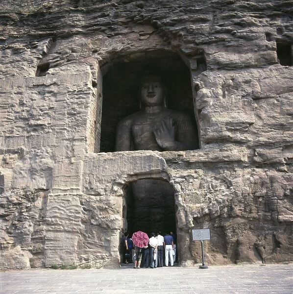 Buddha in Yungang Cave, Datong, Shanxi, China