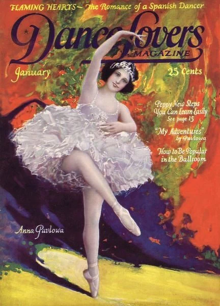Cover of Dance magazine, January 1924