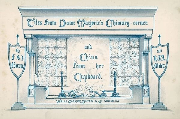 Dame Marjorie book, title page design