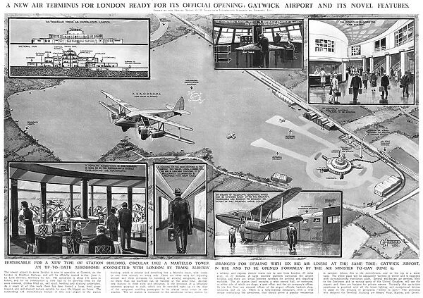 Gatwick airport, 1936