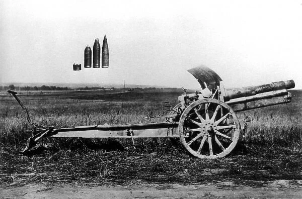 German 15cm Model 13 heavy howitzer, WW1