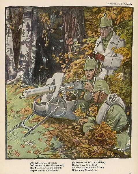 German Machine Gun  /  1914