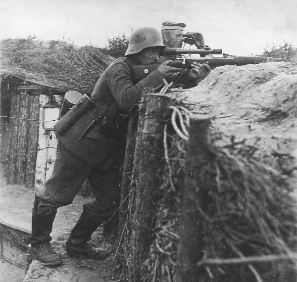 German sniper WWI