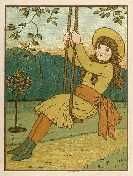 Girl on Swing 1886