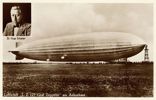 Graf Zeppelin - LZ 127 - at anchor