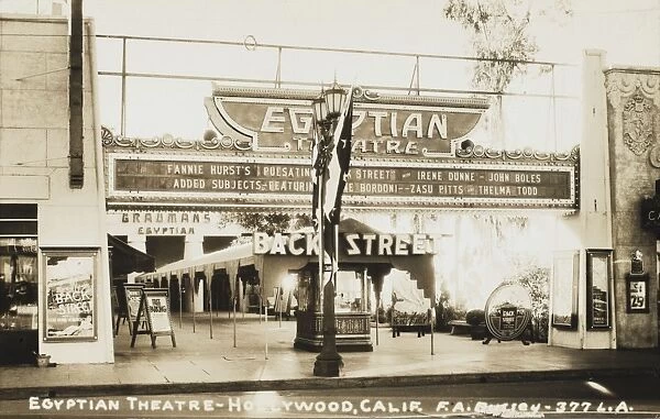 Graumans Egyptian Theatre, Hollywood, California