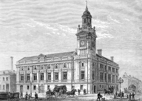Holborn Townhall, London, 1880