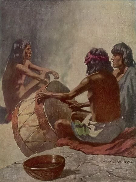 Hopi Men Singing