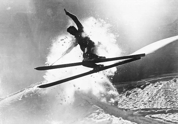 Jumping Skier 1930S