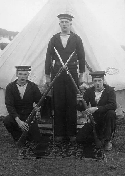 Three members of the Royal Naval Division