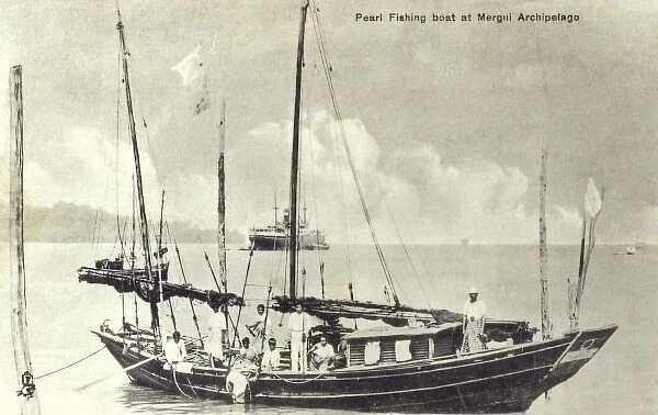 Myanmar - Pearl Fishing Boat at Mergui