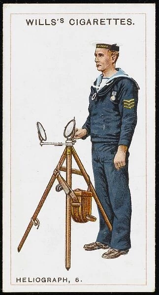 Naval Heliograph in Use