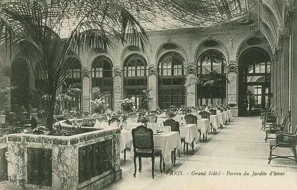Paris - The Grand Hotel - Perron du Jardin d hiver