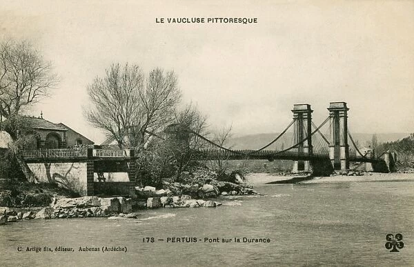 Pertuis, France - Bridge over the Durance River
