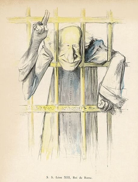Pope Leo XIII Cartoon
