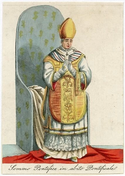Pope in Pontifical Dress