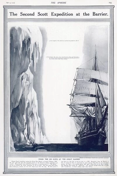The Second Scott Polar Expedition at the Barrier