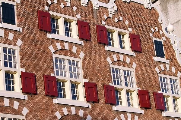 Shuttered windows in Amsterdam