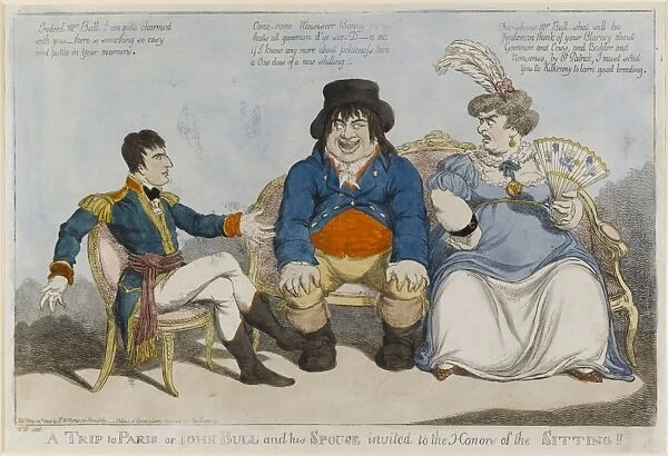 A Trip to Paris or John Bull and his Spouse invited to the H