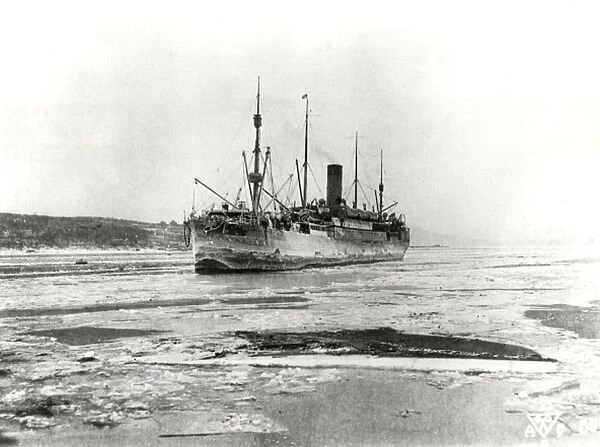 USAT Logan arriving at Vladivostok, Russian Civil War