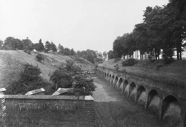 View of the Fort de Maulde, northern France, WW1