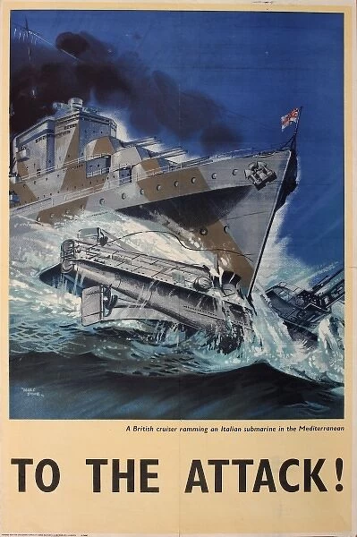 Wartime poster, To The Attack