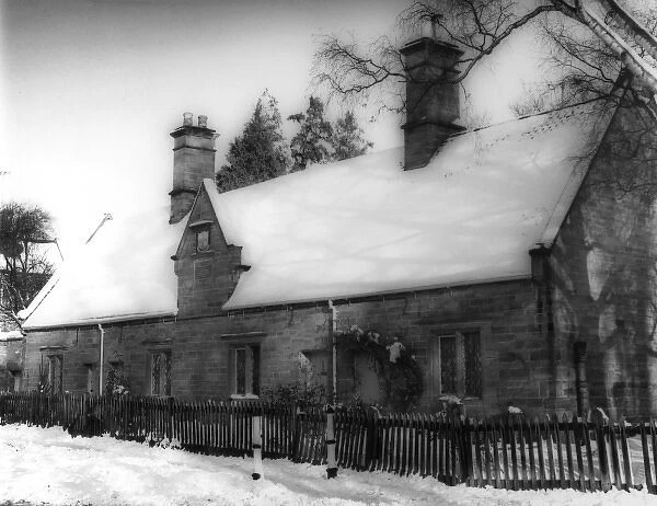 Wintery Almshouses