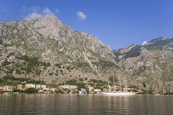 Bay of Kotorska and the Lovcen mountain range