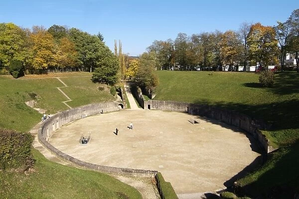 Roman amphitheater, UNESCO World Heritage Site, Trier, Rhineland-Palatinate
