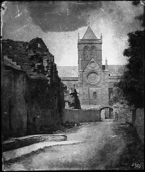 View of St Magnus Cathedral, Kirkwall. Date: 1857