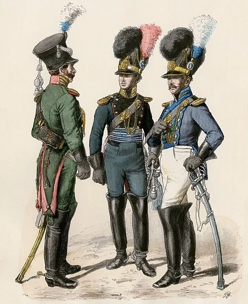 French police officers, early 1800s
